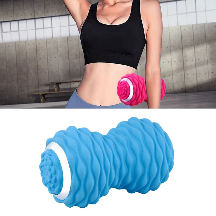 Massage Fitness Electric Silicone Massage Ball Muscle Relaxation Fascia Ball Peanut Shape Yoga Ball
