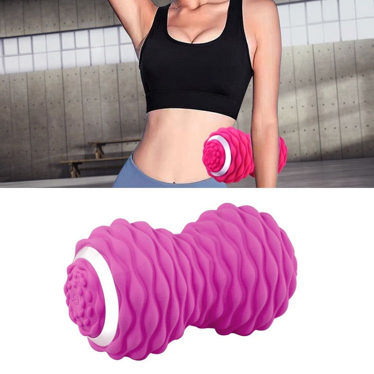 Massage Fitness Electric Silicone Massage Ball Muscle Relaxation Fascia Ball Peanut Shape Yoga Ball