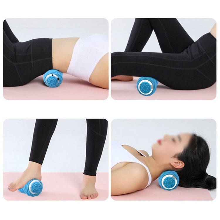 Massage Fitness Electric Silicone Massage Ball Muscle Relaxation Fascia Ball Peanut Shape Yoga Ball