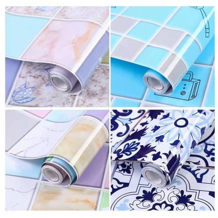 2 PCS Kitchen Anti-Smoke Tile Wall Stickers Stove Wallpaper