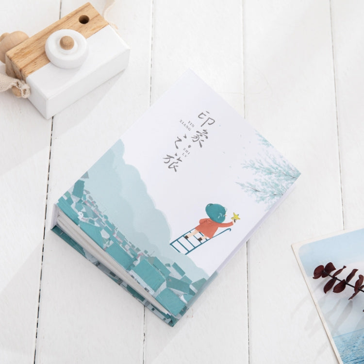 4 PCS 6 Inch 100 Sheets Simple Photo Albums Interstitial 4R Small Album Graduation Album
