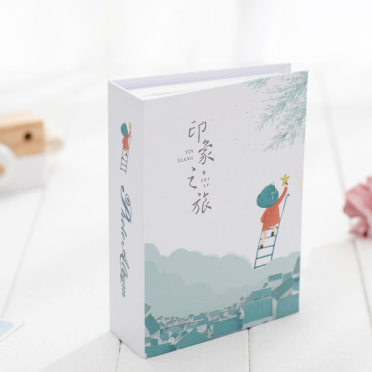 4 PCS 6 Inch 100 Sheets Simple Photo Albums Interstitial 4R Small Album Graduation Album