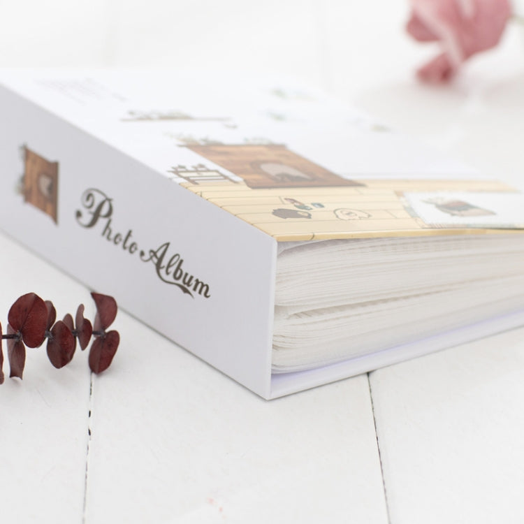 4 PCS 6 Inch 100 Sheets Simple Photo Albums Interstitial 4R Small Album Graduation Album