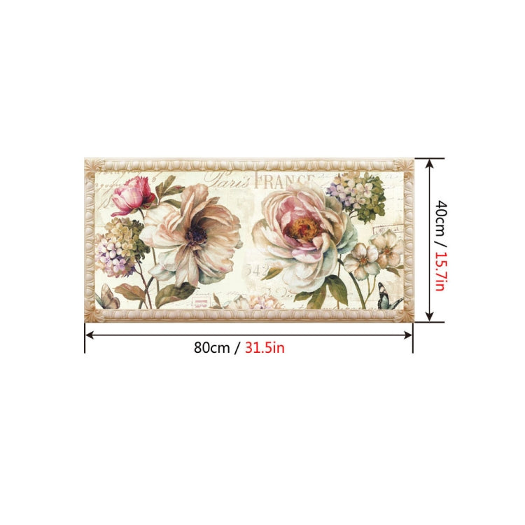 Self-Adhesive Heat-Resistant Oil-Proof Stickers Household Kitchen Stove Tile Wall Stickers, Specification: LZ-011(40x80cm)