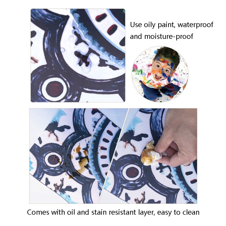 Self-Adhesive Heat-Resistant Oil-Proof Stickers Household Kitchen Stove Tile Wall Stickers, Specification: LZ-012(40x80cm)