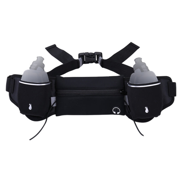 Outdoor Sports Water Bottle Waist Bag Personal Waterproof & Anti-Theft Pockets