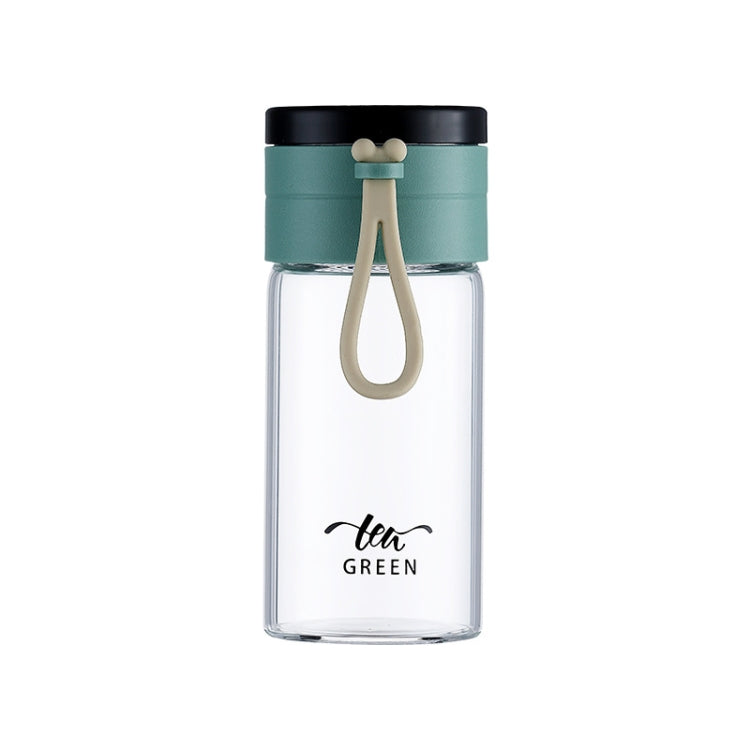 F461 Tea And Water Separation Tea Cup High Borosilicate Glass Portable Water Cup
