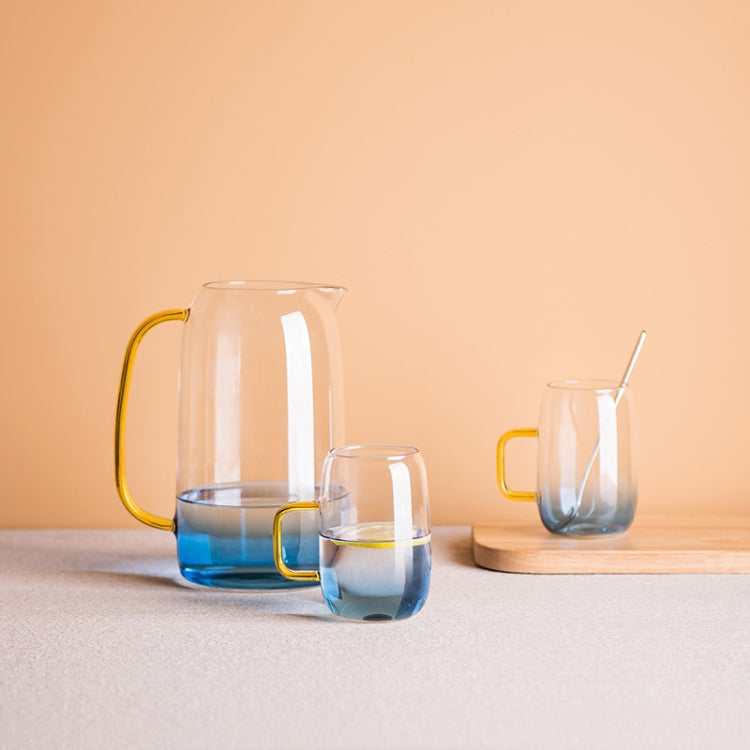 JYD0826 Household Cold Kettle Large-Capacity Heat-Resistant Heat-Resistant Teapot with Blue Silicone Lid