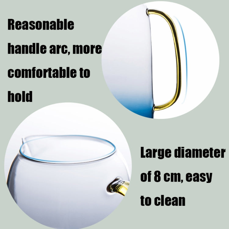 JYD0826 Household Cold Kettle Large-Capacity Heat-Resistant Heat-Resistant Teapot with Blue Silicone Lid