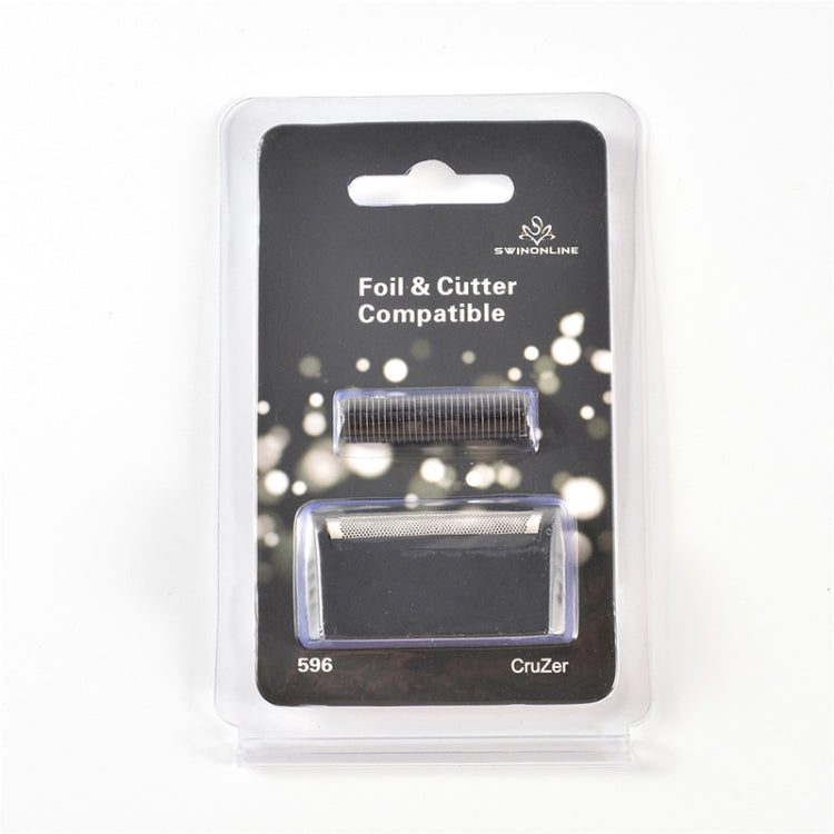 2 PCS Razor Blade Mesh Cutter Head Set For Brau(Black)