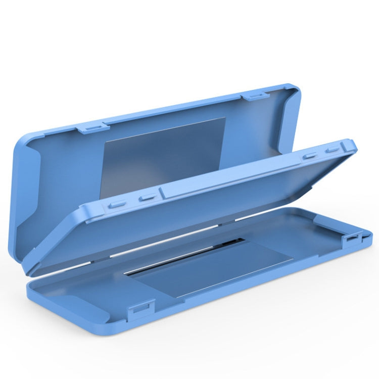 3 PCS Double-Layer Mask Storage Box Dust Box with Mirror(Blue)