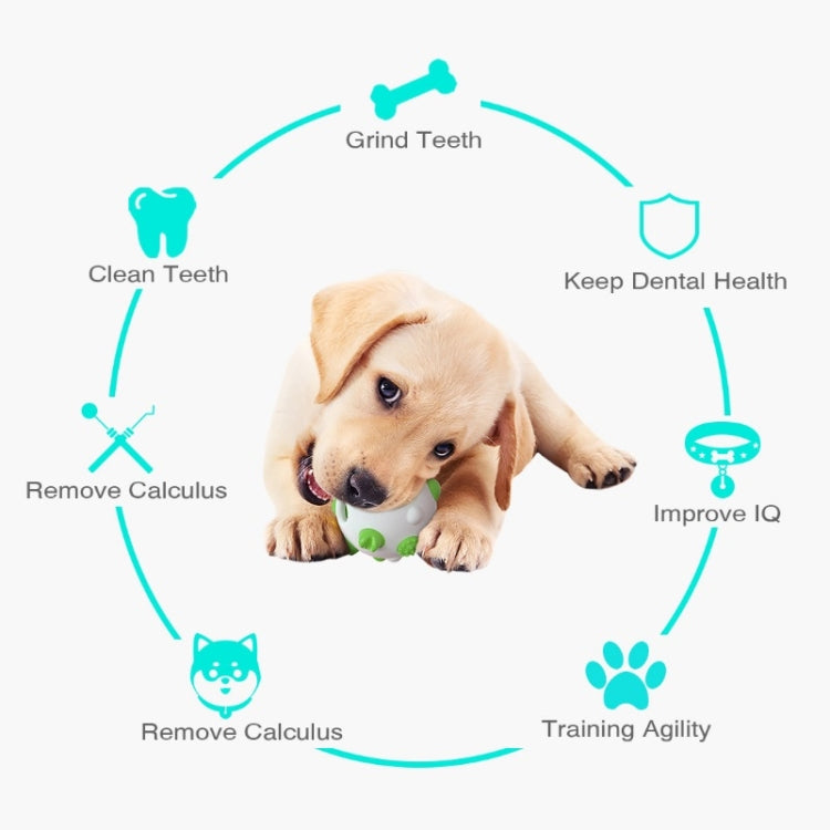 Spherical Dog Toy Molar Stick Bite Resistant Toothbrush