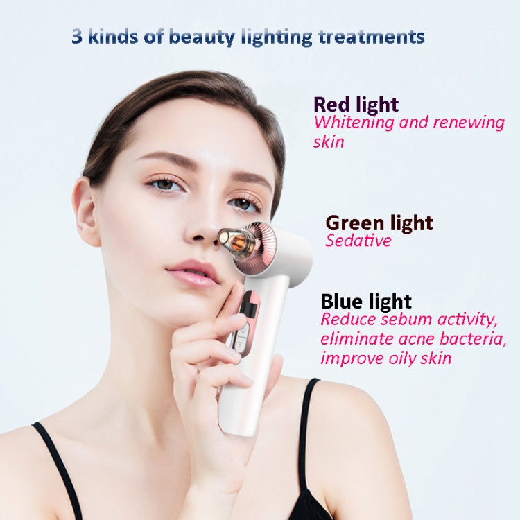 3 Millon Pixels 20 Times Magnification Intelligent Wireless Visualization Blackhead Meter Electric Pore Removal Machine,Styel: With Cold/Hot Compress (Pink)