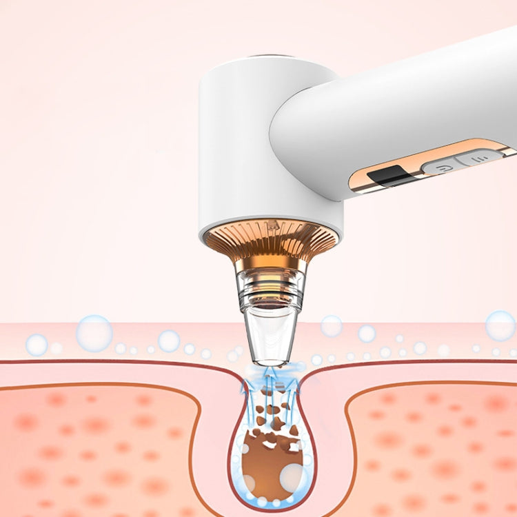 3 Millon Pixels 20 Times Magnification Intelligent Wireless Visualization Blackhead Meter Electric Pore Removal Machine,Styel: With Cold/Hot Compress (Pink)