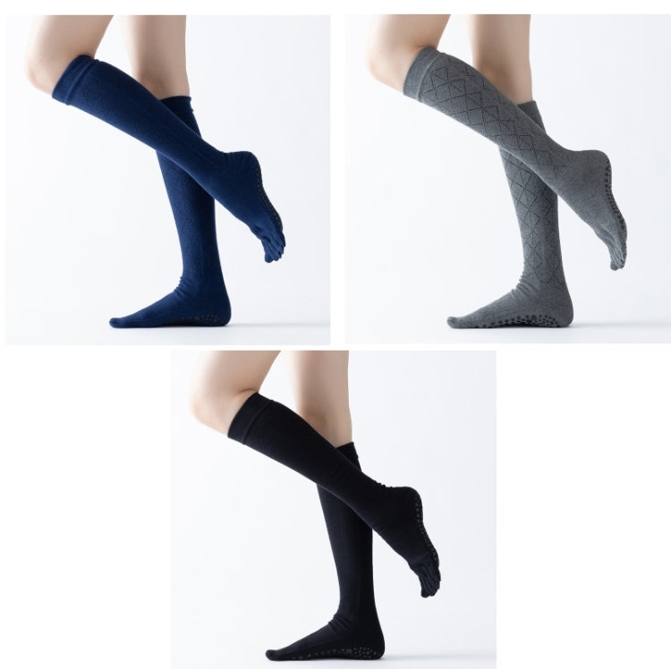 Medium Yoga Socks Warm Five-Finger Socks Non-Slip Pile Socks, Size: One Size