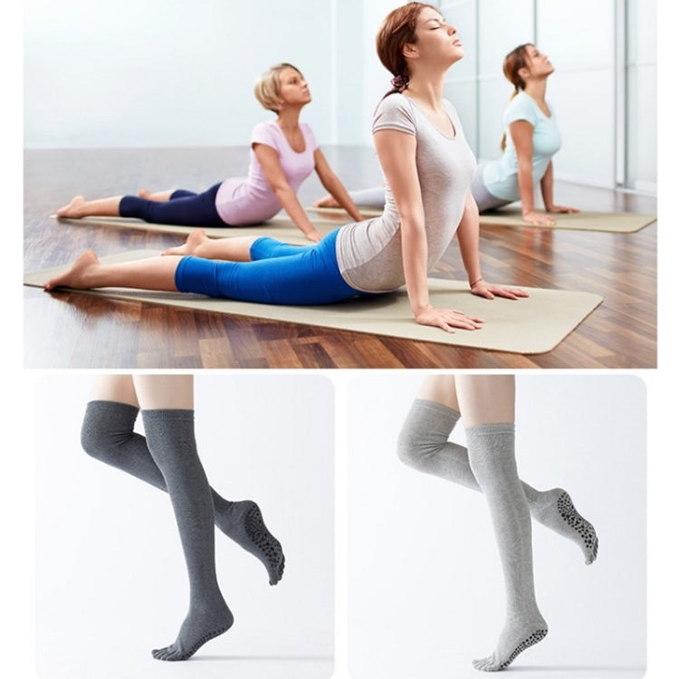 Medium Yoga Socks Warm Five-Finger Socks Non-Slip Pile Socks, Size: One Size