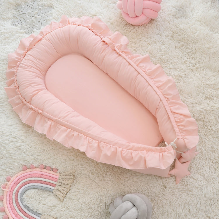 Lace Cotton Baby Uterus Bionic Bed Portable Newborn Bed Mat