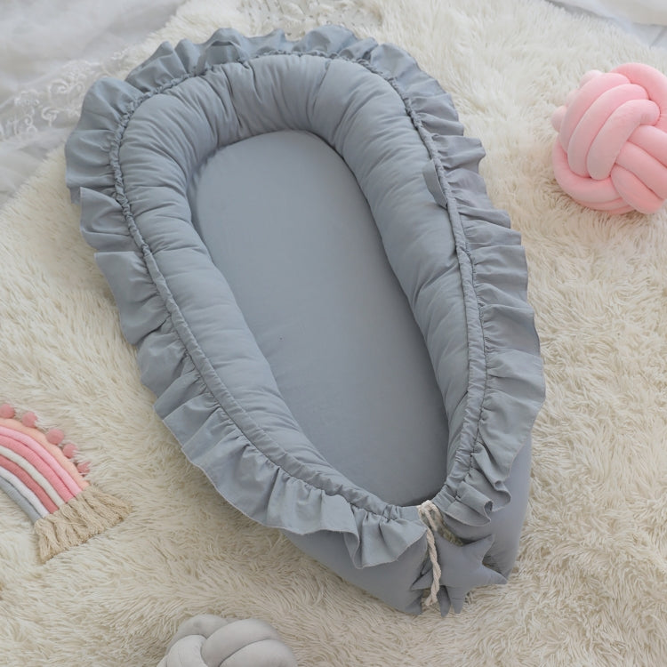 Lace Cotton Baby Uterus Bionic Bed Portable Newborn Bed Mat
