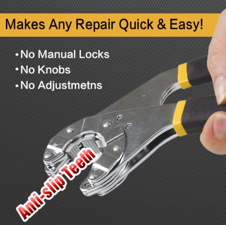 8 Inch Multi-Function Adjustable Clampable Wrench Open Pliers Wrench