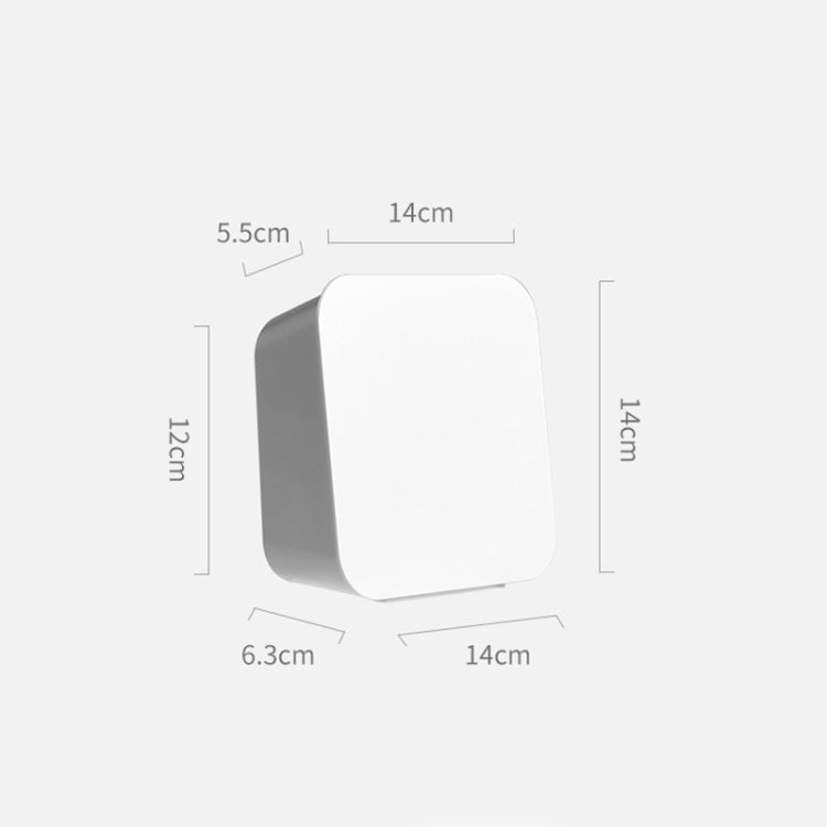 2 PCS Creative Multifunctional Cotton Swab Storage Box Wall-Mounted Clamshell Dustproof  Cosmetics Finishing Box