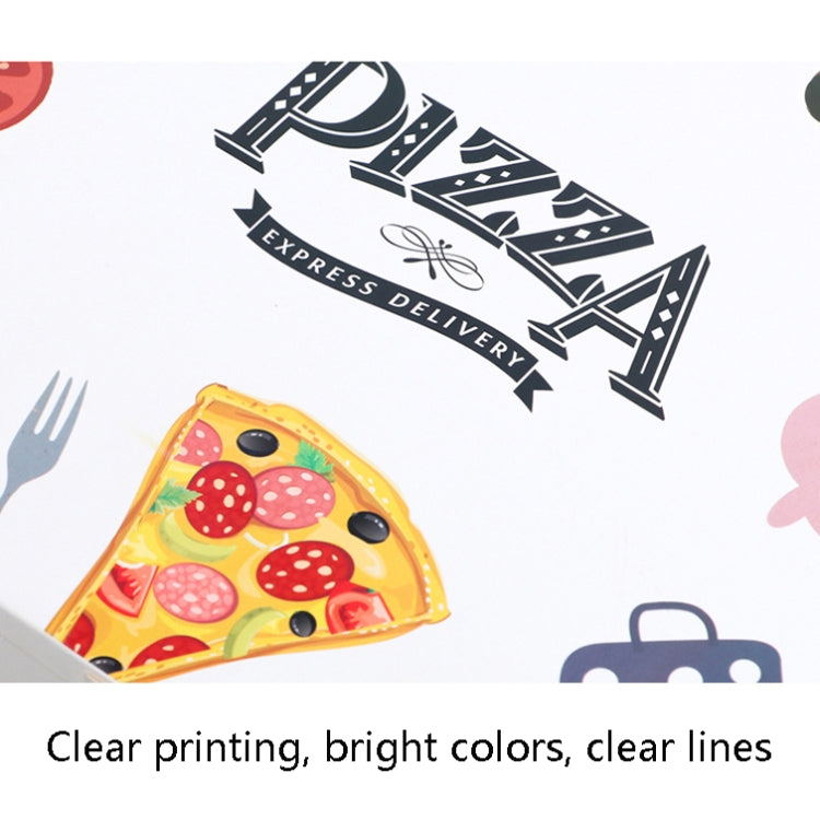 30 PCS Pizza Takeaway Packaging Carton Pizza Packaging Box, Specification: 6 Inches: 16x16x4cm