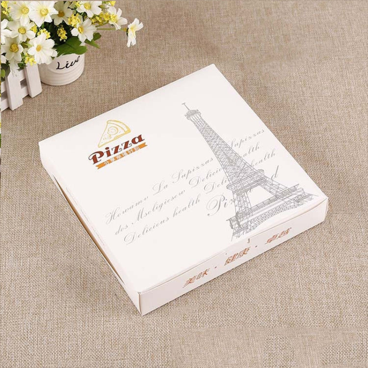 30 PCS Pizza Takeaway Packaging Carton Pizza Packaging Box, Specification: 8 Inches: 20x20x4cm