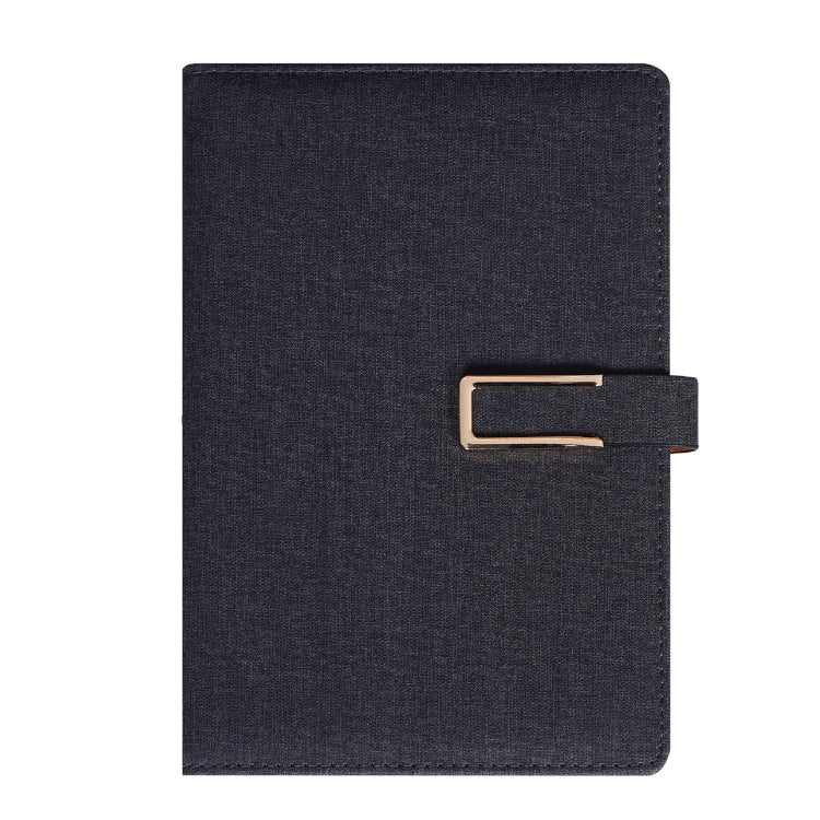 2 PCS Business Notebook Cloth Pattern PU Office Notebook, Specification: A5