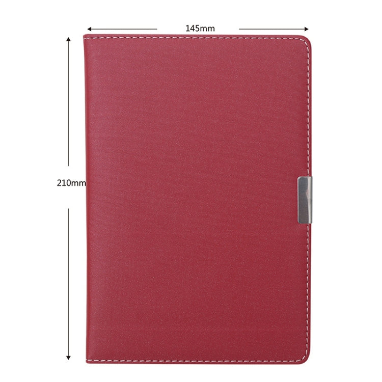 2 PCS PU Business Notebook Mounted Sewing Thread Notebook, Specification: A5