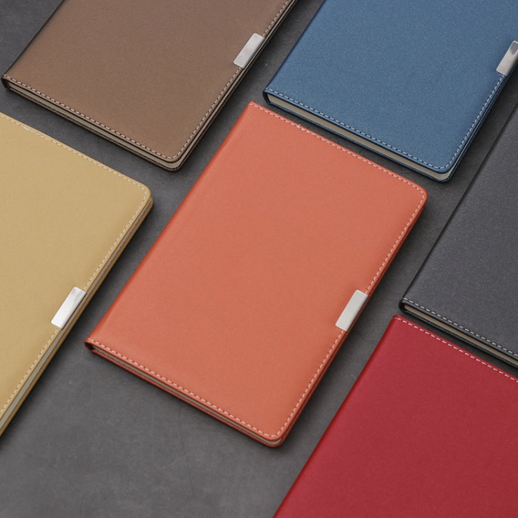2 PCS PU Business Notebook Mounted Sewing Thread Notebook, Specification: A5