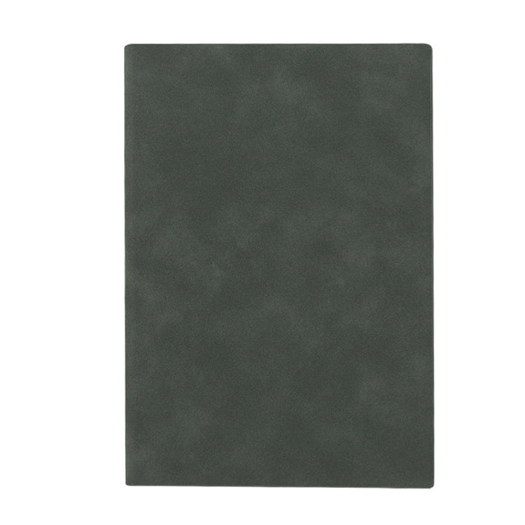 2 PCS Business Notebook PU Retro Soft Leather Office Notepad, Cover color: Dark Green Ordinary, Specification: A5