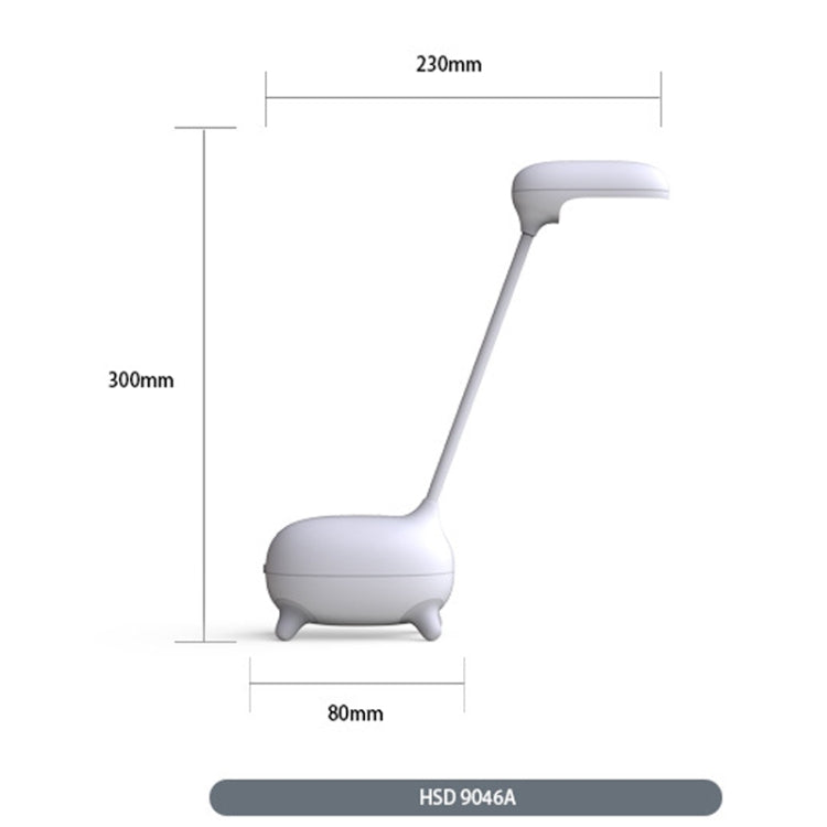 9046A Cute Deer LED Eye Protection Table Lamp Children Cartoon Learning Reading Lamp Animal Shape Usb Charging Night Light