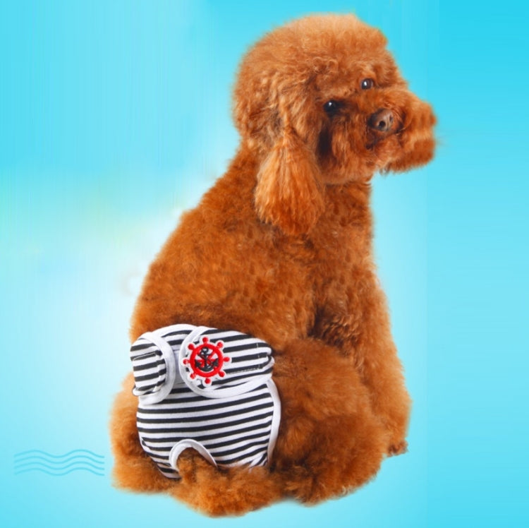 2 PCS Pet Physiological Pants Female Dog Physiological Period Hygiene Pants, Size: XL(Red White Stripes)