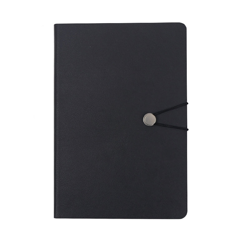 2 PCS Imitation Leather Notebook Elastic Band Buckle Business Notebook 32K Notebook, Specification: A5