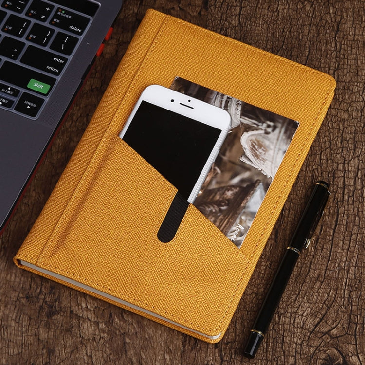 2 PCS Notebook PU Leather Business Notepad Pocket Student Notepad, Specification: A5