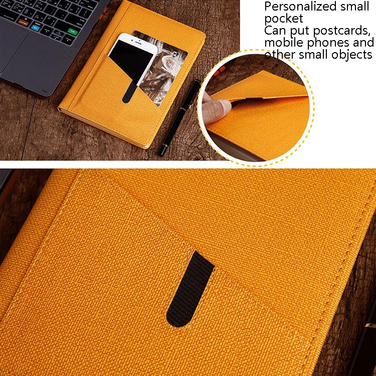 2 PCS Notebook PU Leather Business Notepad Pocket Student Notepad, Specification: A5