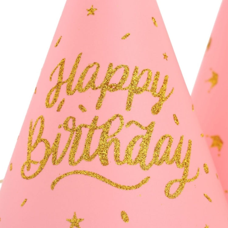 20 PCS Sequined Fur Ball Birthday Hat Birthday Party Supplies Dress Up Paper Hat, Colour: No. 3 Glitter