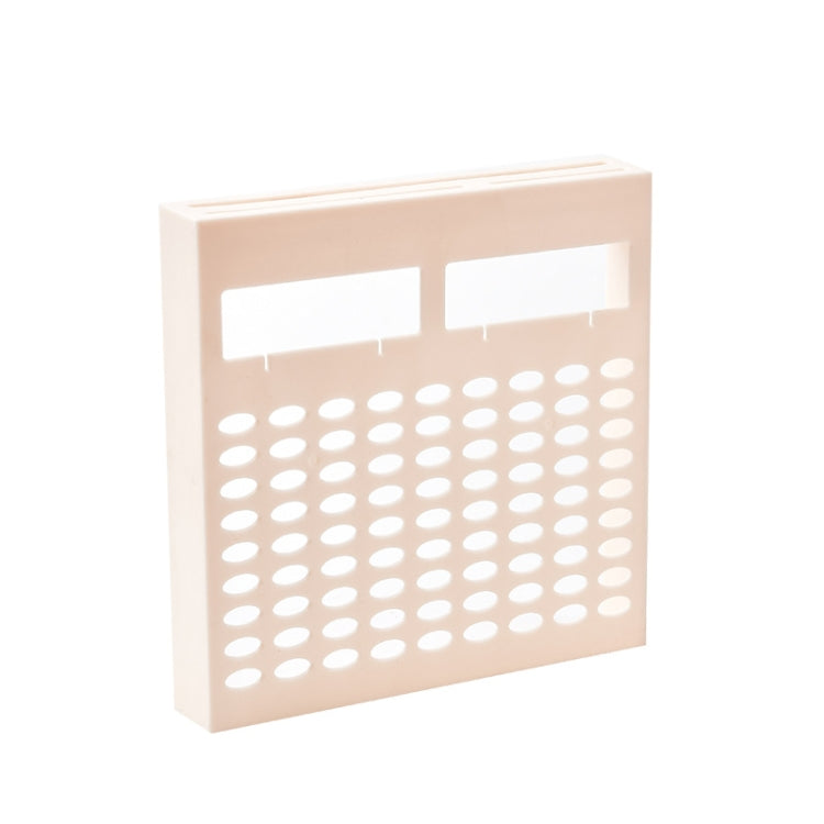 2 PCS Wall-Mounted Knife Holder Kitchen Multifunctional Non-Perforated Shelf(Yellow)