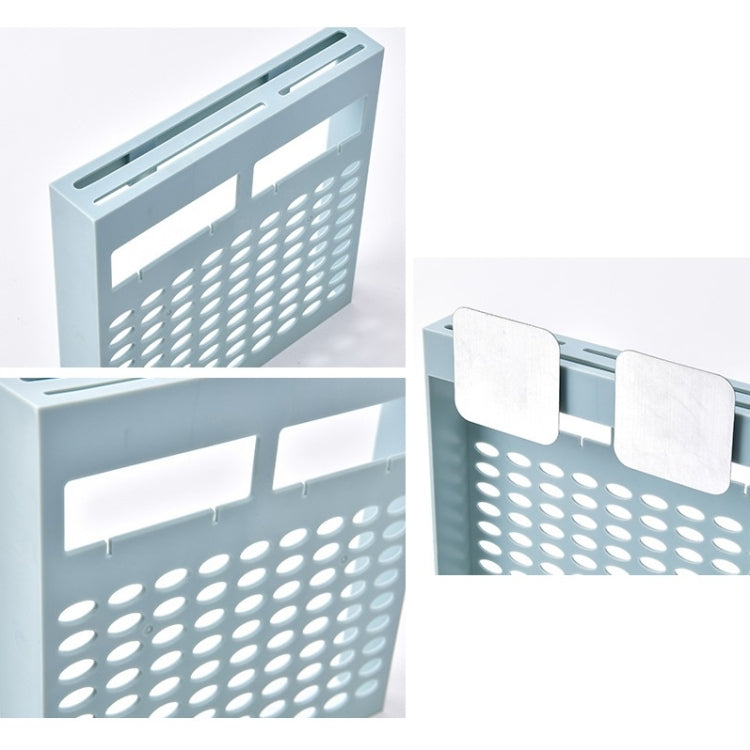 2 PCS Wall-Mounted Knife Holder Kitchen Multifunctional Non-Perforated Shelf(Yellow)