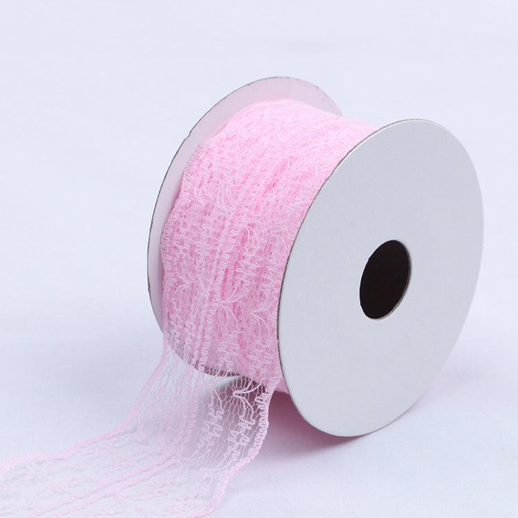 2 PCS Flower Hollow Lace Ribbon Flower Shop Bouquet Packaging Material