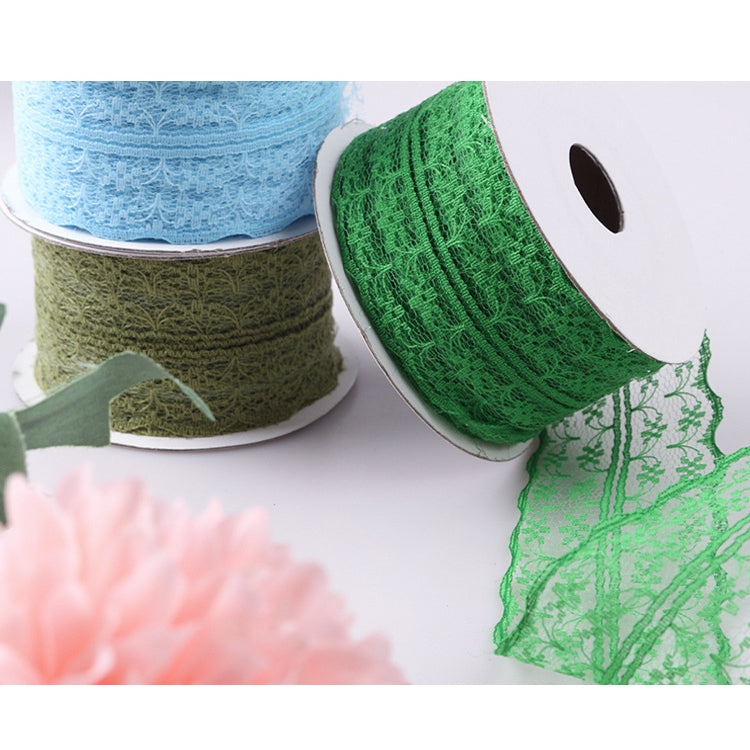 2 PCS Flower Hollow Lace Ribbon Flower Shop Bouquet Packaging Material