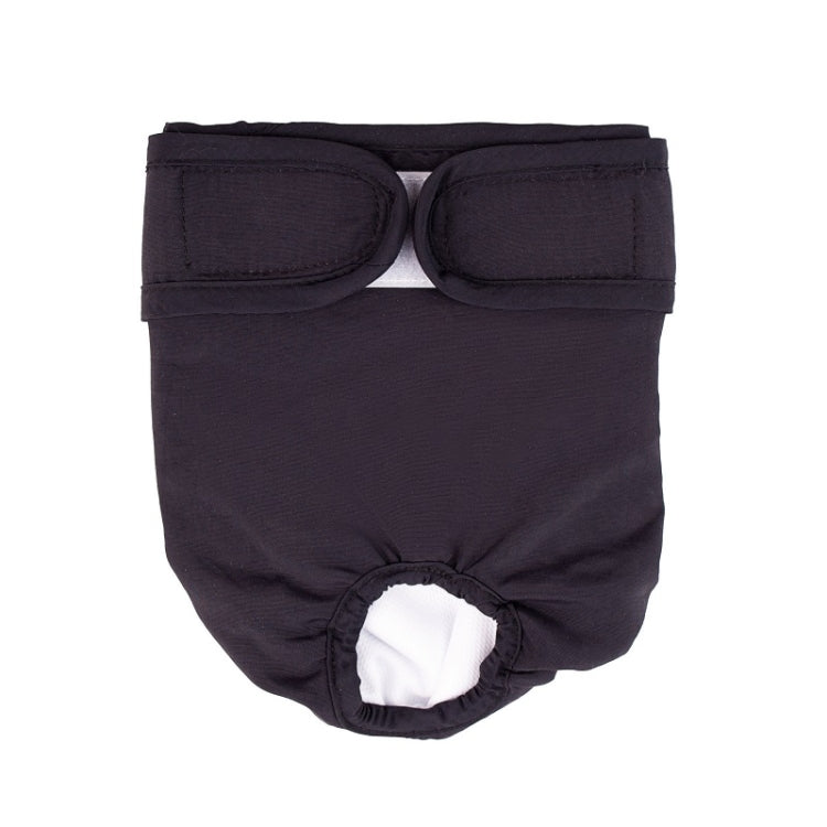 Pet Physiological Pants Pet Waterproof Panties, Size: L(Black)