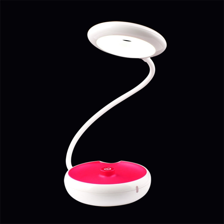 JP-sxd Portable Folding Xpress Lamp USB Bedroom Bedside Multifunctional Learning Table Lamp Outdoor LED Lamp(Rose Red)