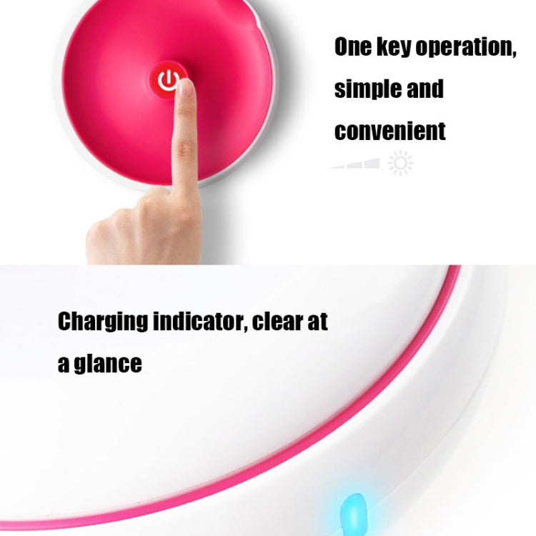 JP-sxd Portable Folding Xpress Lamp USB Bedroom Bedside Multifunctional Learning Table Lamp Outdoor LED Lamp(Rose Red)