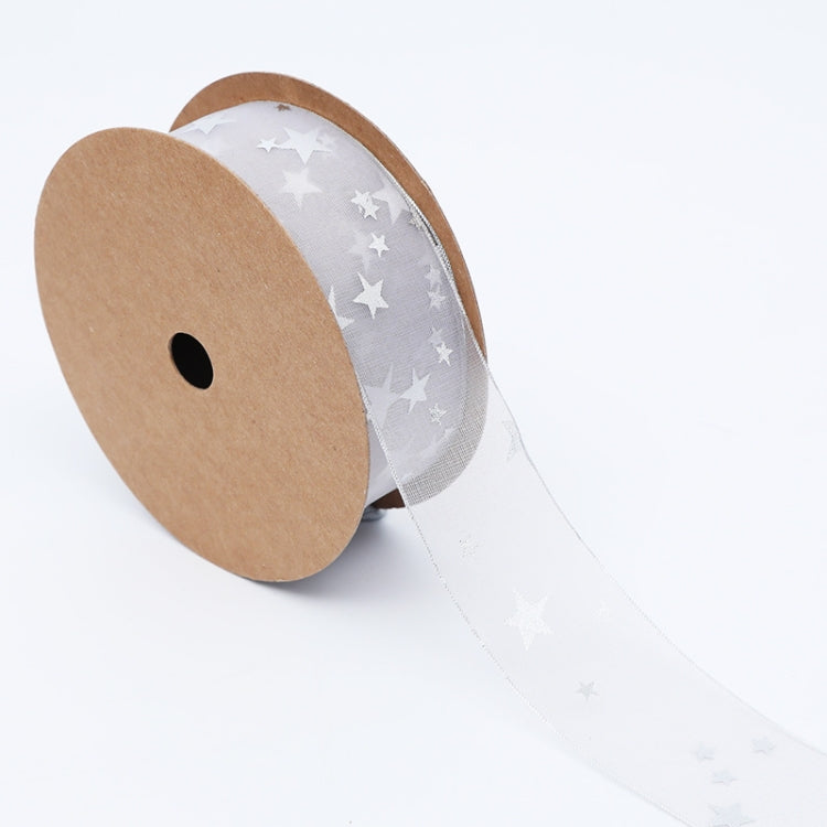 Star Ribbon Wedding Floral Packaging Ribbon, Specification: 2.5 cm