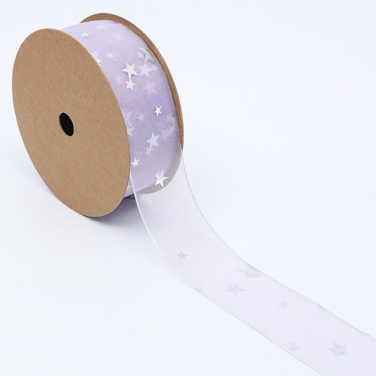 Star Ribbon Wedding Floral Packaging Ribbon, Specification: 4 cm