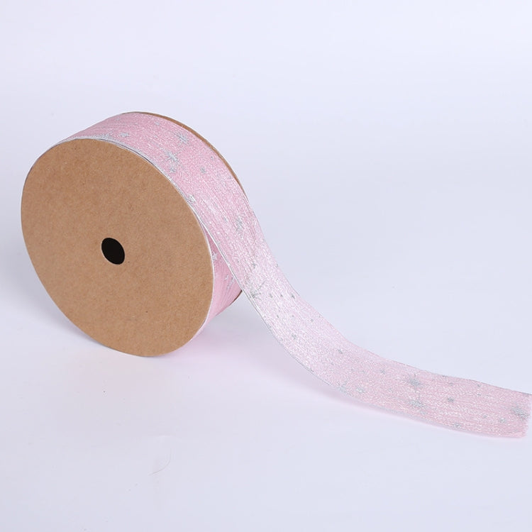 Starry Sky Yarn Ribbon Gift Box Packaging Bow Tie Ribbon, Specification: 4CM