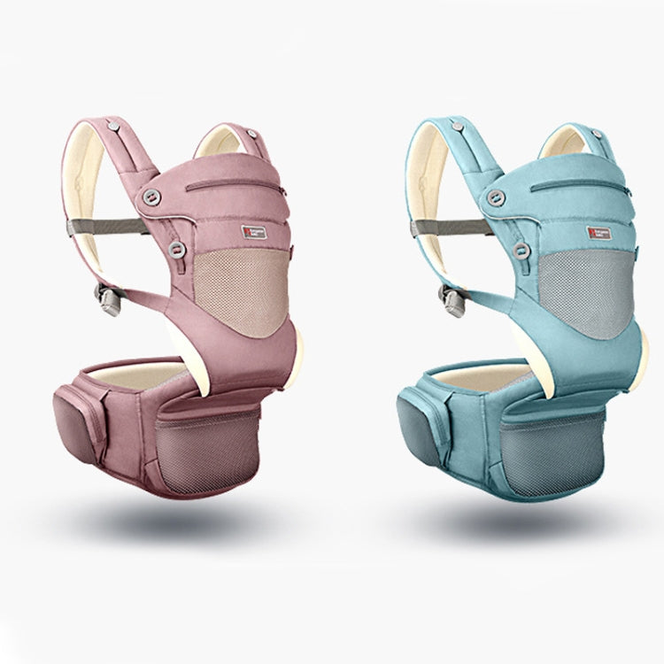 Kangaroo Baby Double Shoulder Baby Carrier Front Holding Type Foldable Lightweight Waist Stool
