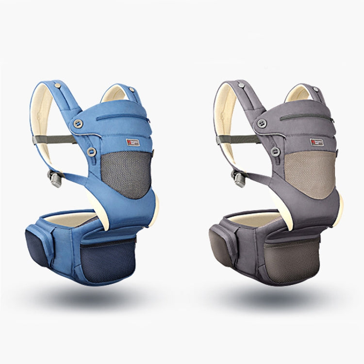 Kangaroo Baby Double Shoulder Baby Carrier Front Holding Type Foldable Lightweight Waist Stool