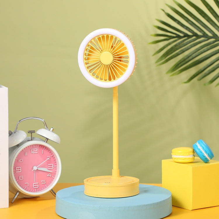 YASE YS2219 Mini Portable USB Desktop Fan With Light