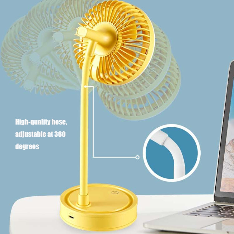 YASE YS2219 Mini Portable USB Desktop Fan With Light
